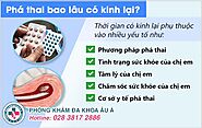 Website at Phá thai bao lâu thì có kinh lại? Nên làm gì sau phá thai?