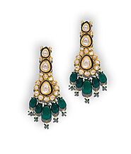 Buy Polki Earrings Online for Women in India | Amaris Jewels