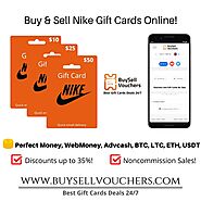 Buy and Sell Nike Gift Card with Webmoney, Perfect Money