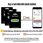 Buy and sell Ikea Gift Card with Perfect Money, Webmoney