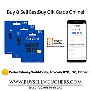 Buy and sell BestBuy gift cards with Perfect Money, Webmoney