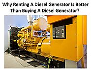 Why renting a generator is a better choice than buying one?