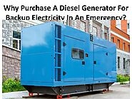 Why is a diesel generator a good backup?