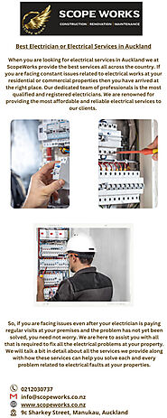 Affordable and Reliable Electrical Services