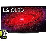 LG OLED65CXPUA 65 inch CX 4K Smart OLED TV with AI ThinQ 2020 Bundle with 1 Year Extended Protection Plan