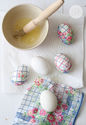 Easter eggs (decorated with paper napkins)