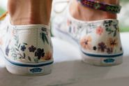 Floral Vans Restyle | DIY
