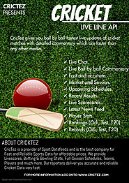 Best cricket live line api