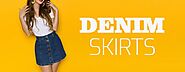 Website at https://wholesaleconnections.com/products/dw/Denim-Skirts