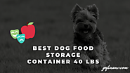 Best Dog Food Storage Container 40 lbs
