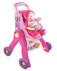 VTech Baby Amaze 3-in-1 Care and Learn Stroller