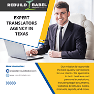 Expert Translators Agency in Texas - Rebuild Babel