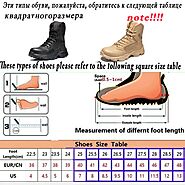 Mr Co Safety Shoes For Steel Toe Hiking Boots Men Waterproof Work Protection Boots Anti-Collision Hunting Shoes With ...