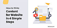 How to Write Content for Website in 4 Simple Steps