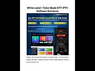White-Label OTT IPTV Software Solutions and IPTV Player with your Branding