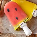 Watermelon-Basil Ice Pops