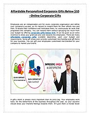 Affordable personalized corporate gifts below $10 - online corporate gifts
