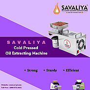 Fully Automatic Cold Press Oil Maker Machine | Savaliya Industries