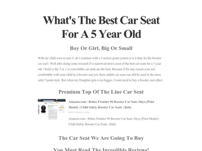The Best Car Seat For A 5 Year Old With Reviews 2015 A Listly List