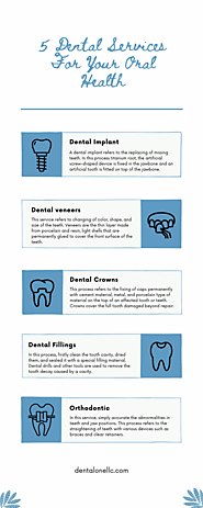 5 Dental Services For Your Oral Health