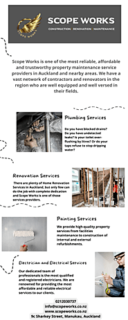 Maintenance Services in Auckland