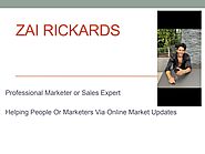 Zai Rickards | Top Trending Face Of Marketing Field