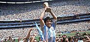 Diego Maradona the hand of God