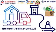 What are the ways to hire tempo for shifting in Gurugram?