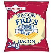 Smiths Bacon Snacks 24g, Case of 24