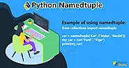 Namedtuple in Python - Python Geeks