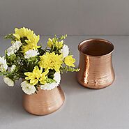 Copper Home Decor Accents | Rosa Vase | Home Decor Items | Studio Coppre