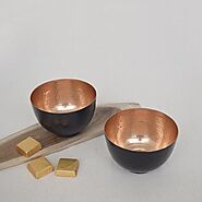 Copper Bowl Decorative | Twilight Bowl | Pure Copper Bowl Decorative | Studio Coppre
