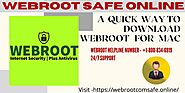 Download webroot for MAC