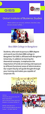 Best BBA College in Bangalore