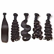 Human hair extensions for women