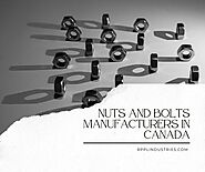 Nuts and Bolts manufacturers in Canada