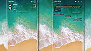 IOS 11 Pro Transparent Theme for GB WhatsApp, YoWhatsApp,Fm WhatsApp . | BuFeez