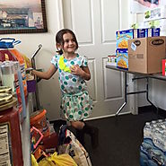 Mady Wiley is collecting 20,000 pounds of food for those in need. What did YOU do this month? #KidsRule