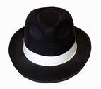 Black Al Capone Hat