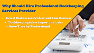 Why Should hire Professional Bookkeeping Services