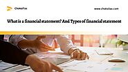 What is a financial statement? And Types of financial statement