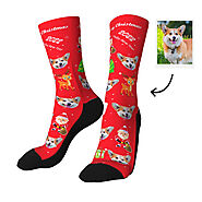 Personalized Custom Printed Pet Face Socks in USA | Print Face Socks - petfacesocks.com