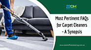 The Most Pertinent FAQs for Carpet Cleaners - A Synopsis