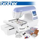 Brother PE770 (PE 770) Embroidery Machine w/ USB Flash Port and Grand Slam Package Includes 64 Embroidery Threads wit...