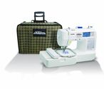 Brother LB6800PRW Project Runway Computerized Embroidery and Sewing Machine with Included Rolling Carrying Case