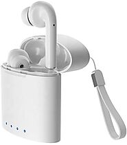 Buy Wireless Bluetooth Earbuds with Charging Box Case M-16 (White) - Sprint4Deals