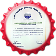 Hindustan Coca-Cola Beverages Pvt. Ltd. honored with "Pollution Control Appreciation" Award 2015