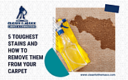 5 Toughest Stains And How To Remove Them From Your Carpet