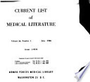 Current List of Medical Literature - Google Libros