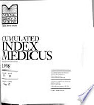 Cumulated Index Medicus, Volumen39,Tema 11